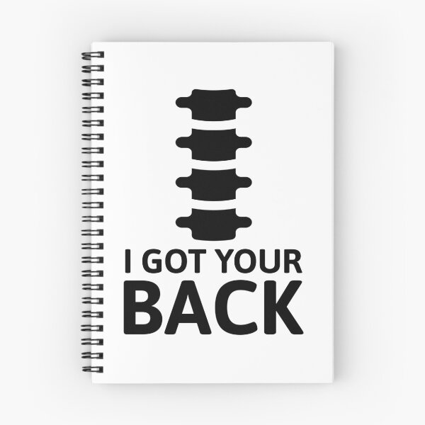 Item preview, I Got Your Back! Cute Chiropractor Anatomy Pun Black designed and sold by PMCreative.
