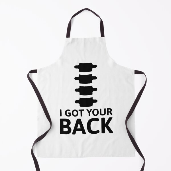 Item preview, I Got Your Back! Cute Chiropractor Anatomy Pun Black designed and sold by PMCreative.
