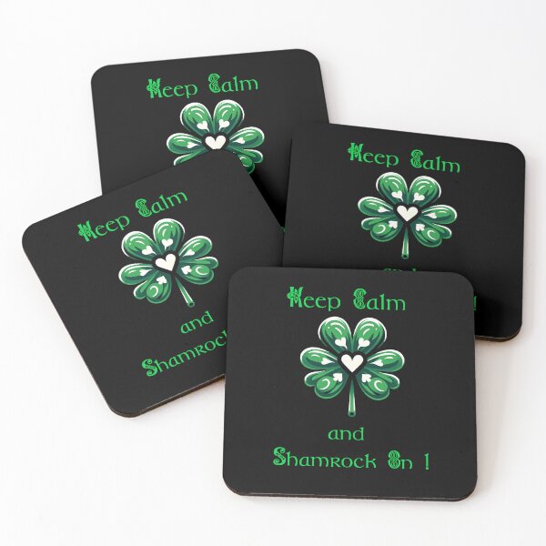 Item preview, St Patrick Day Keep Calm and Shamrock and Roll!  designed and sold by Irbisinthebox.