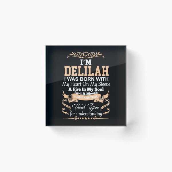 Item preview, Delilah Girl Name Definition designed and sold by Share-me.