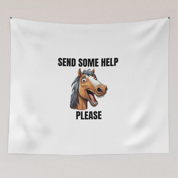 Item preview, Horse Funny With Teeth Meme Laugh Comedy Joke Art Animal designed and sold by SMARTKIT  DESIGNAGENCY.
