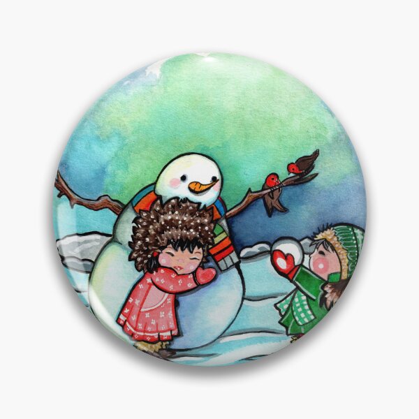 Item preview, Snow Man designed and sold by ArtByBeatriz.