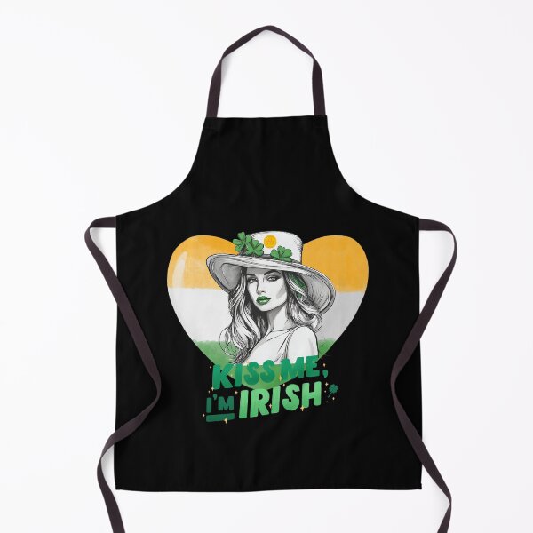 Item preview, Kiss Me I'm Irish - St. Patrick's Day, Irish Woman designed and sold by BababuuuPrint.