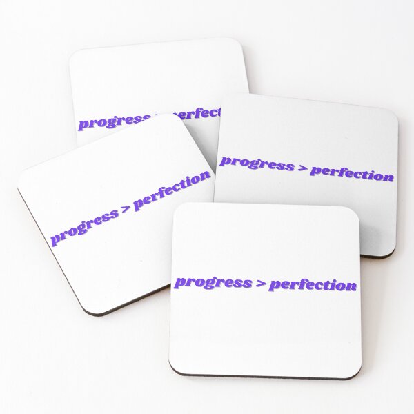 Item preview, Progress Over Perfection, Purple designed and sold by ChiWellness Shop.
