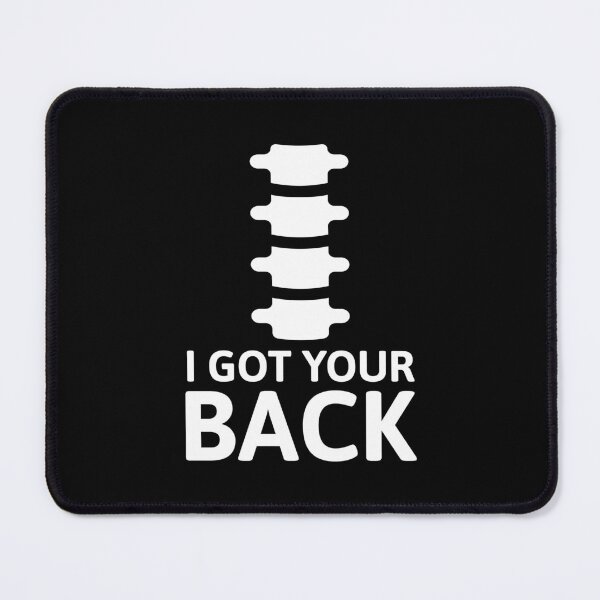 Item preview, I Got Your Back! Cute Chiropractor Anatomy Pun White designed and sold by PMCreative.