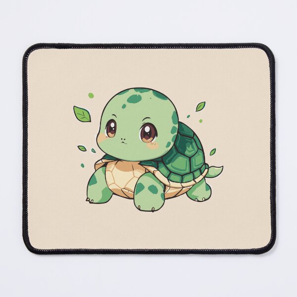 Item preview, Colorful Green kawaii Turtle designed and sold by Atlantico54.
