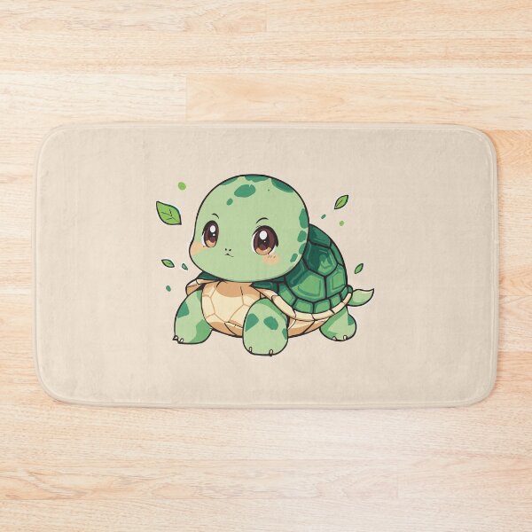 Item preview, Colorful Green kawaii Turtle designed and sold by Atlantico54.