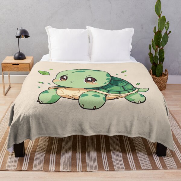 Item preview, Colorful Green kawaii Turtle designed and sold by Atlantico54.