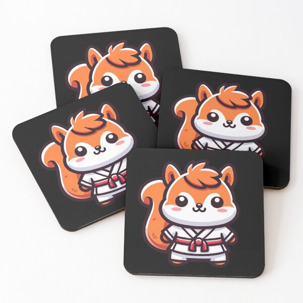 Item preview, Karate Squirrel designed and sold by DadDrivenDesign.