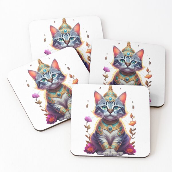 Item preview, Hindu Goddess cat version designed and sold by PatronesKawai.