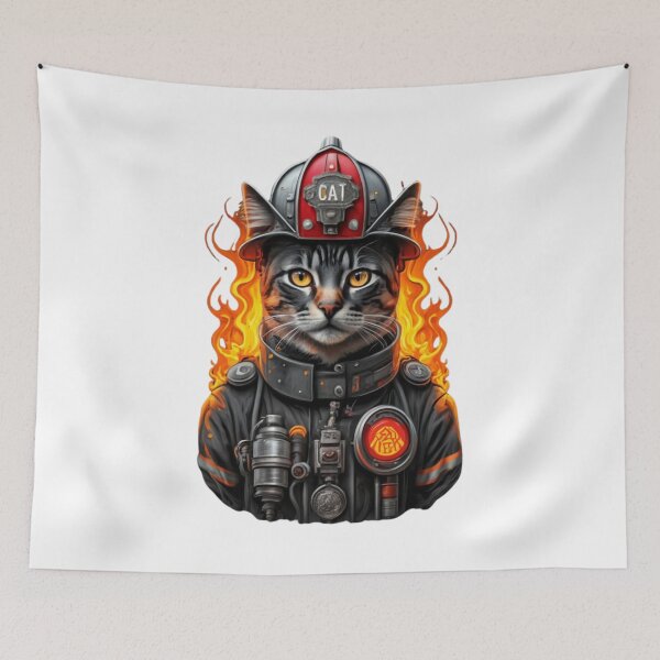 Item preview, Firefighter Cat III designed and sold by PatronesKawai.