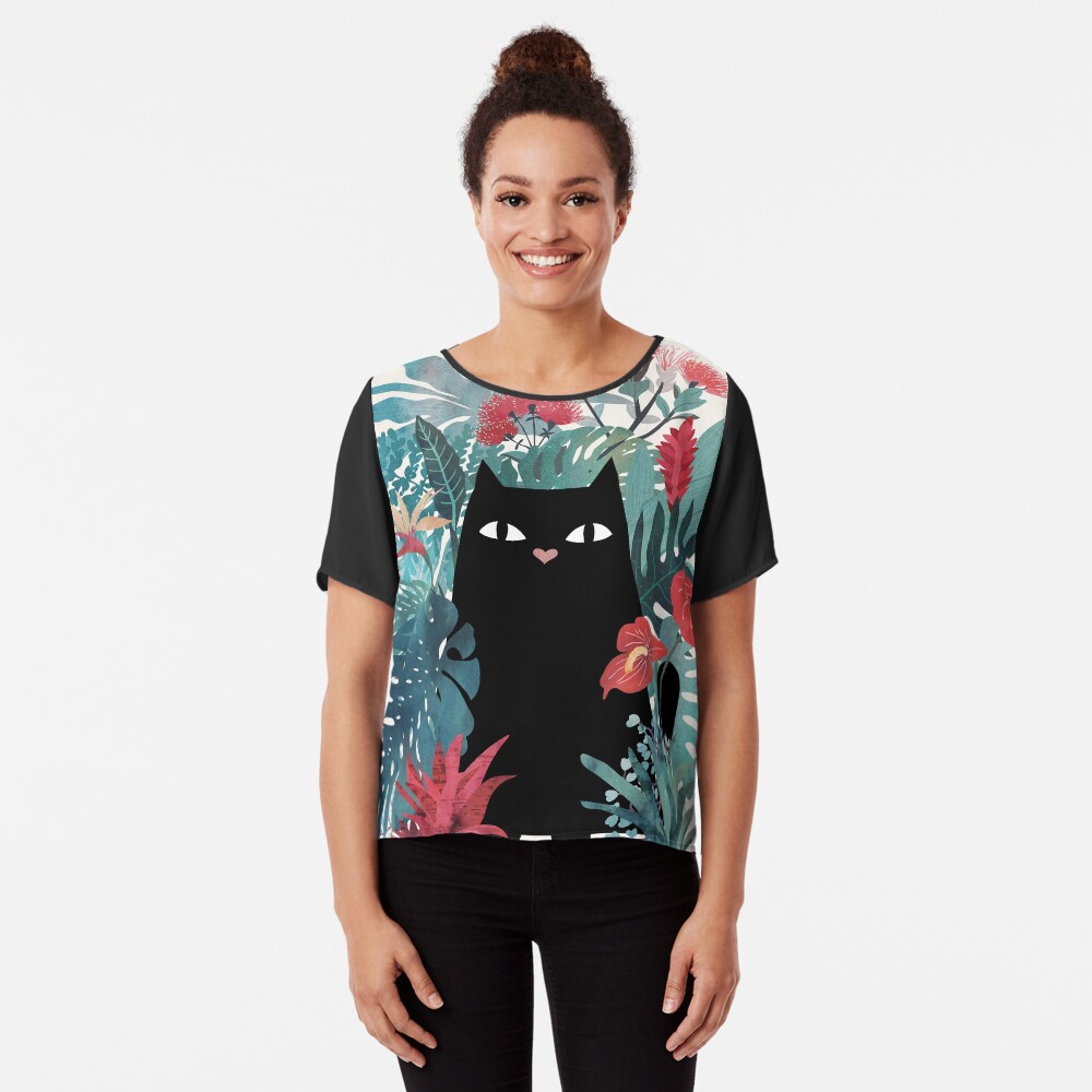 Popoki Chiffon Top