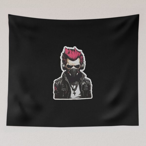 Item preview, CYPERPUNK PUNK ROCK REBEL MERCH T-SHIRT designed and sold by punkellsx.