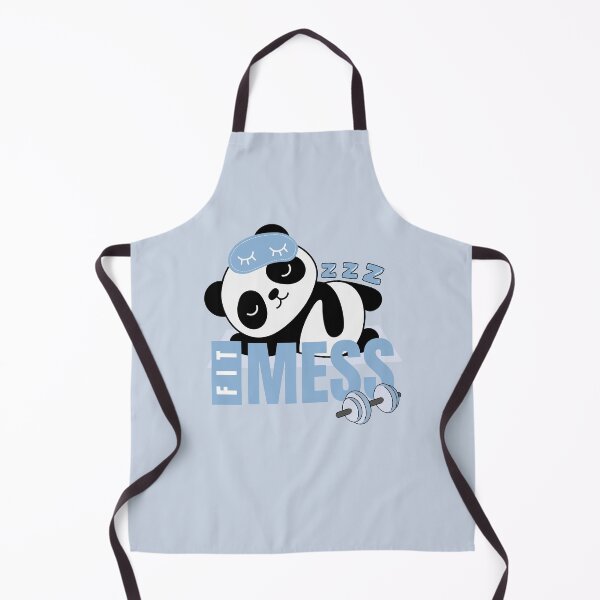 Item preview, Fitmess Fitness | Cute Panda Exercising and Sleeping designed and sold by Kimochi-Shop.