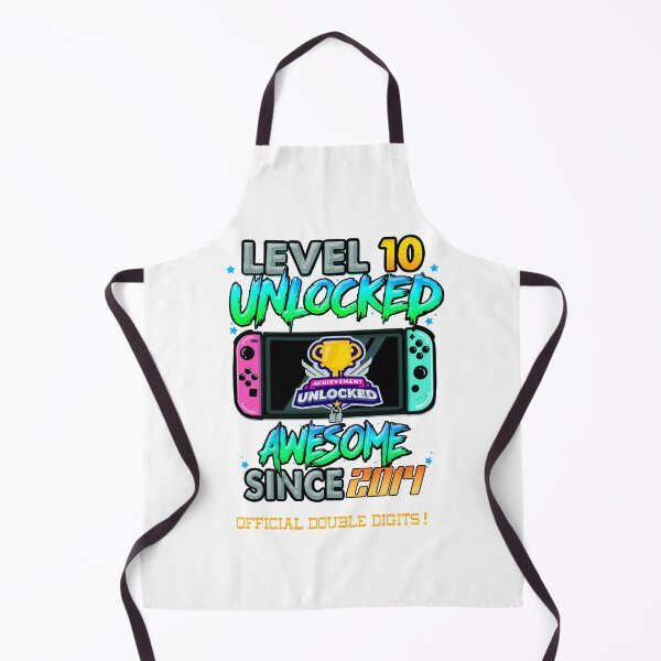 Item preview, Level 10 Unlocked 10th Birthday 10 Year Old Boy Gamer Bday designed and sold by AXIOM13.
