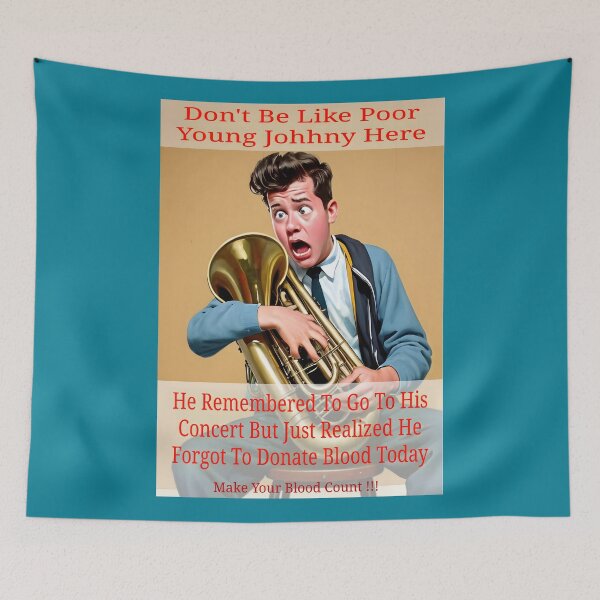 Item preview, Don't Be Like Johhny: Donate Blood And Plasma Today designed and sold by Hall-O-Gram.