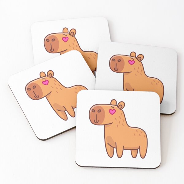Item preview,  Cute Capybara Loves designed and sold by Moad Fahim.