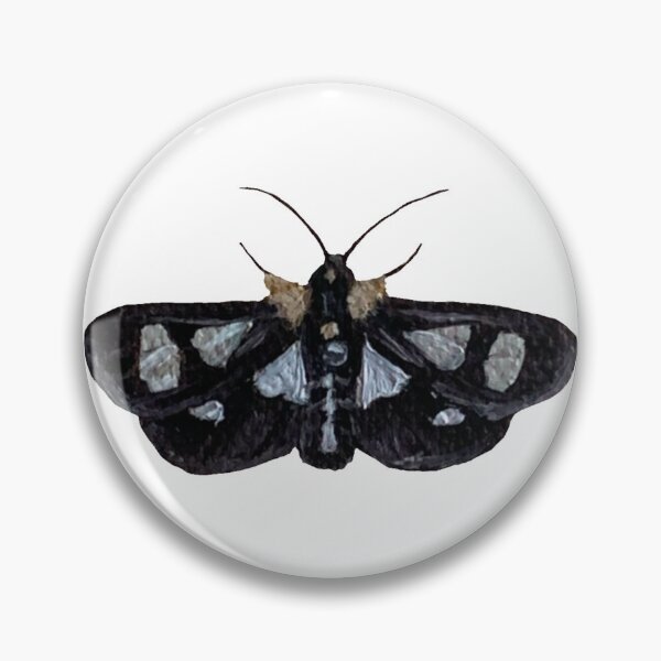 Item preview, eight-spotted forester moth designed and sold by paintedpalette3.