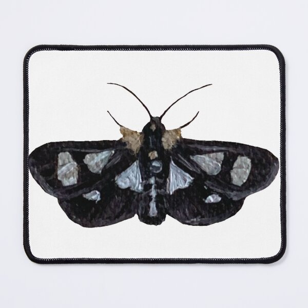 Item preview, eight-spotted forester moth designed and sold by kaitlynyaru.art.
