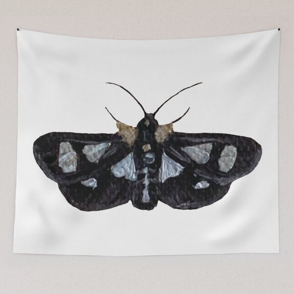 Item preview, eight-spotted forester moth designed and sold by paintedpalette3.
