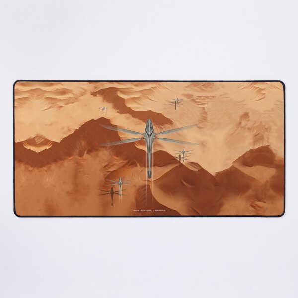 Artikel-Vorschau von Ornithopter fliegen über die Wüste von Arrakis, designt und verkauft von Andrew Shishkin.