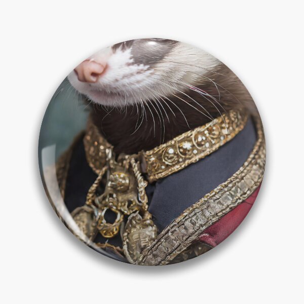 Item preview, Ferret in a admiral suit (Frettchen im Admiralanzug) designed and sold by quantum X.