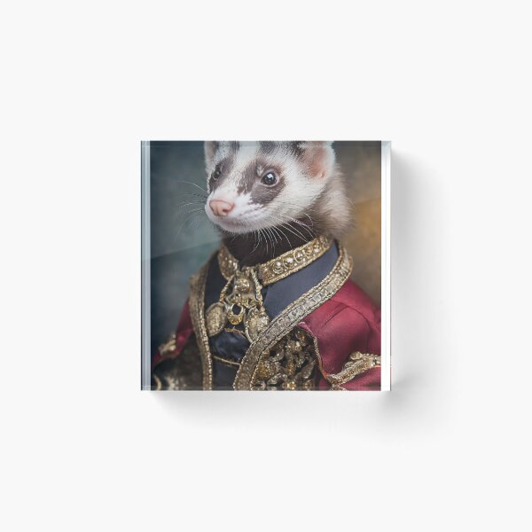 Item preview, Ferret in a admiral suit (Frettchen im Admiralanzug) designed and sold by quantum X.