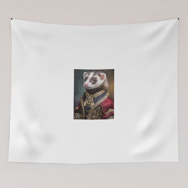Item preview, Ferret in a admiral suit (Frettchen im Admiralanzug) designed and sold by quantum X.