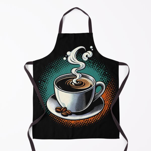 Item preview, Aromatic Coffee Delight Illustration designed and sold by Quirky Shirts.