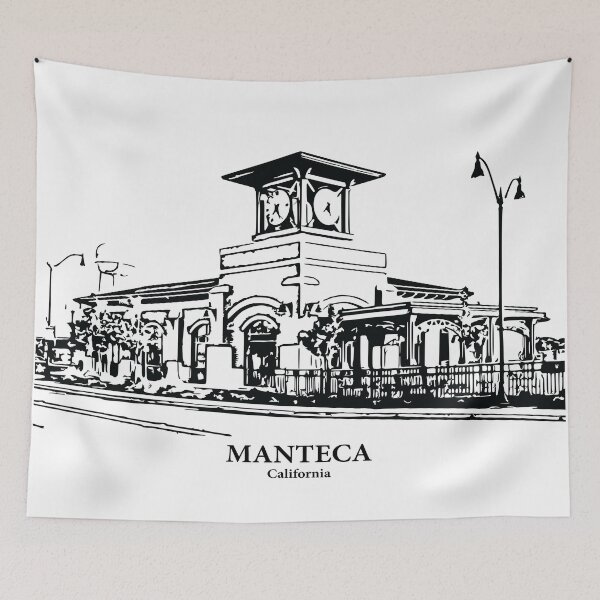 Item preview, Manteca - California designed and sold by Lakeric Cityscapes.
