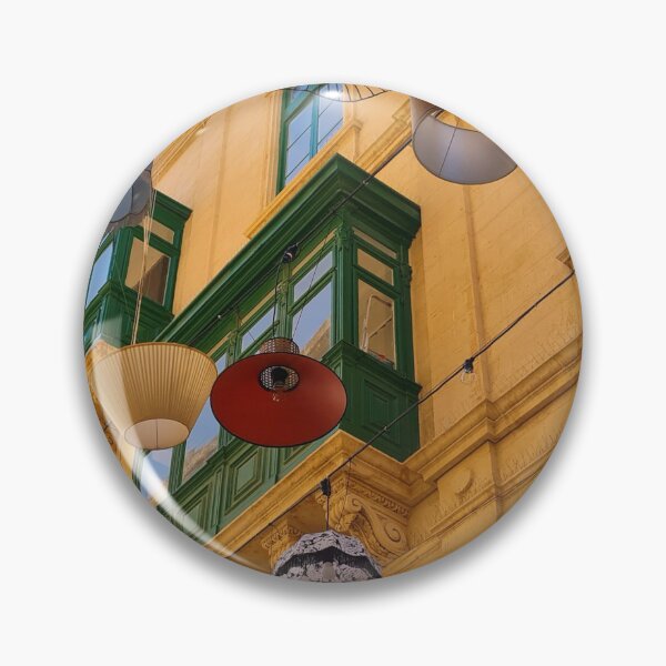 Item preview, Quirky colourful lampshade street lighting, downtown Valetta, Malta designed and sold by buttonpresser.