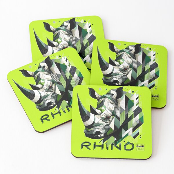 Item preview, rhino - wild nature collection designed and sold by Cabrasco.