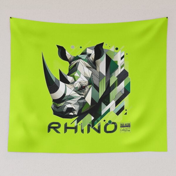 Item preview, rhino - wild nature collection designed and sold by Cabrasco.