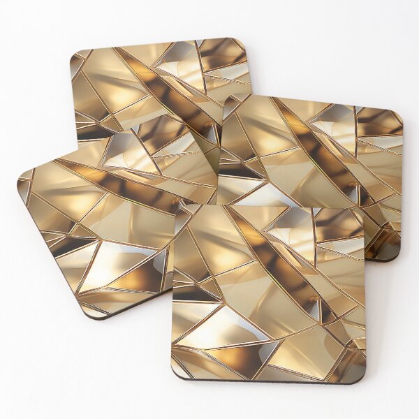 Item preview, Abstract golden BG 13 designed and sold by Made-by-Gus.