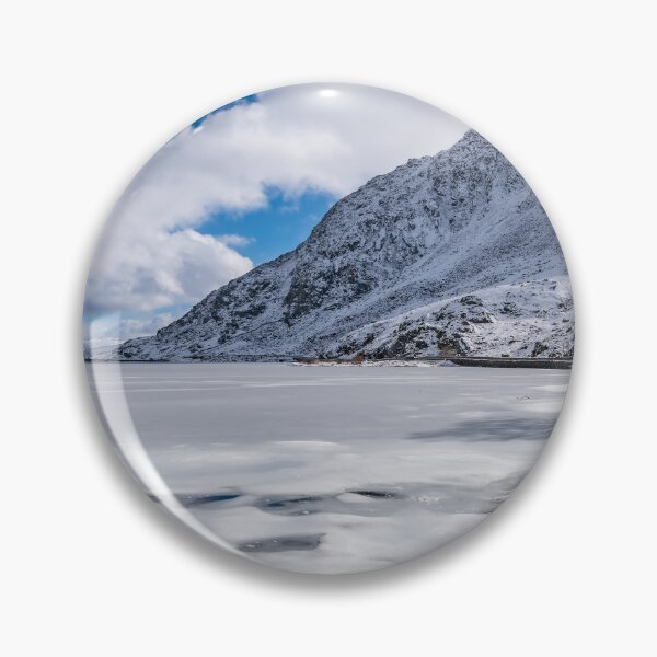 Item preview, Frozen Llyn Ogwen Snowdonia Wales designed and sold by AJEvans.