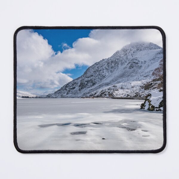 Item preview, Frozen Llyn Ogwen Snowdonia Wales designed and sold by AJEvans.