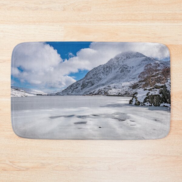 Item preview, Frozen Llyn Ogwen Snowdonia Wales designed and sold by AJEvans.
