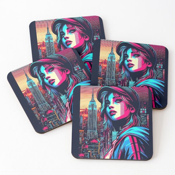 Item preview, "Neon Glitch Goddess 2.0 : Unleash Your Futuristic Style!" designed and sold by Cocodino ⭐⭐⭐⭐⭐.