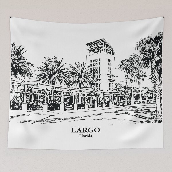 Item preview, Largo - Florida designed and sold by Lakeric Cityscapes.