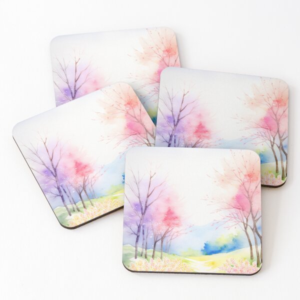 Item preview, Tranquil Path Through Spring Trees designed and sold by LyssasMindArt.