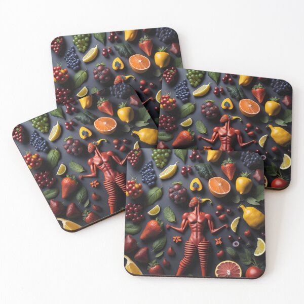 Item preview, Fruits and an imaginary character designed and sold by jsebouvi.