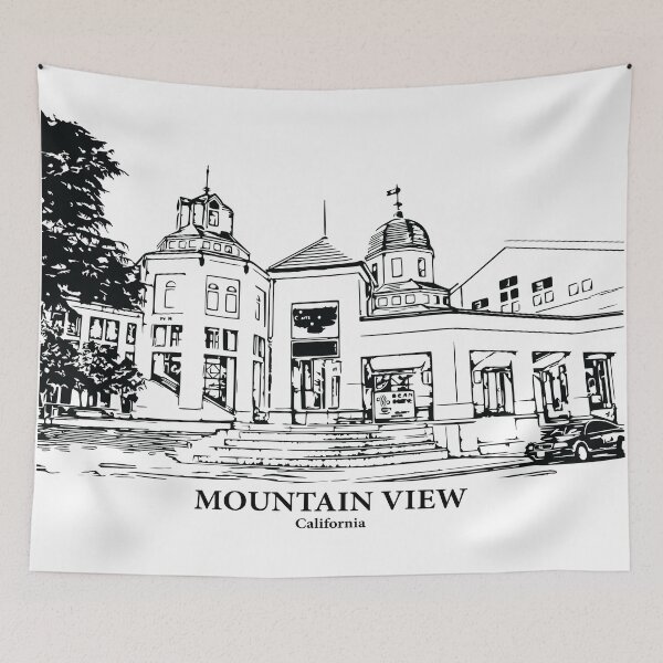 Item preview, Mountain View - California designed and sold by Lakeric Cityscapes.