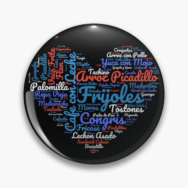 Item preview, Cuban Culture - Hispanic Heritage Month - Cuban Foods Heart designed and sold by elvisg03.