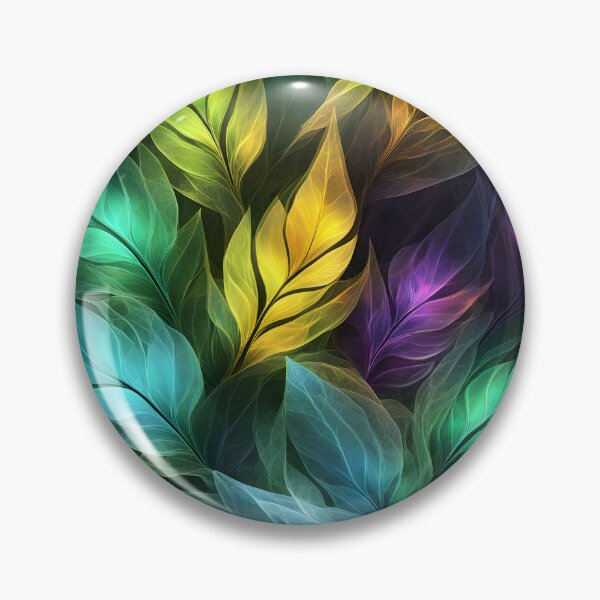 Item preview, Abstract drawing of multicolored leaves designed and sold by Super-Fox.