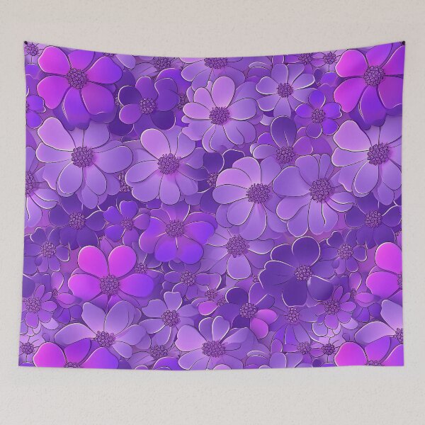 Item preview, Purple retro flower dream designed and sold by LeoVik.