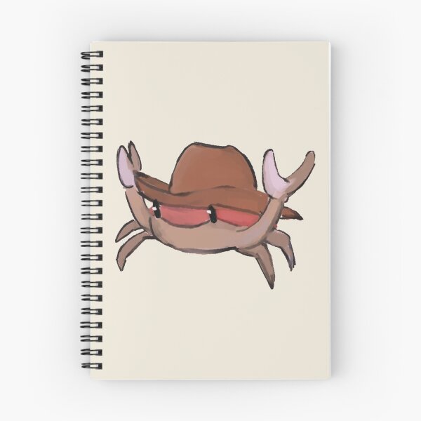 Item preview, Crab with cowboy hat meme drawing designed and sold by Asutip.