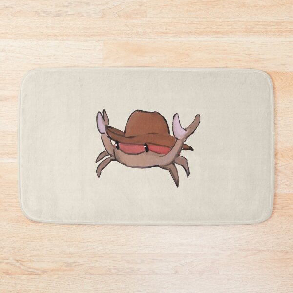 Item preview, Crab with cowboy hat meme drawing designed and sold by Asutip.