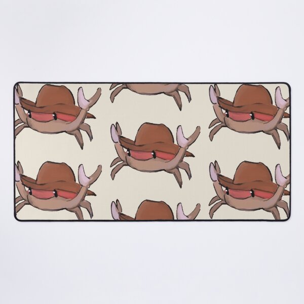 Item preview, Crab with cowboy hat meme drawing designed and sold by Asutip.