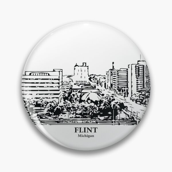 Item preview, Flint - Michigan designed and sold by Lakeric Cityscapes.
