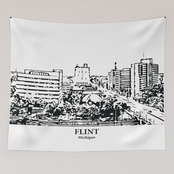Item preview, Flint - Michigan designed and sold by Lakeric Cityscapes.